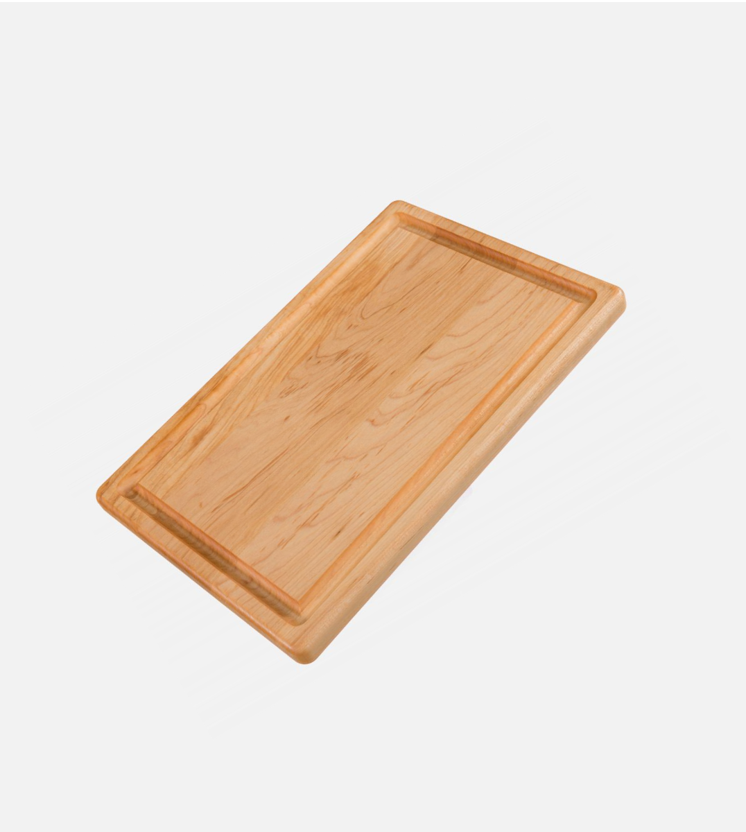 Maple Cutting Board, Edge Grain, 8 x 12 x 0.75 in