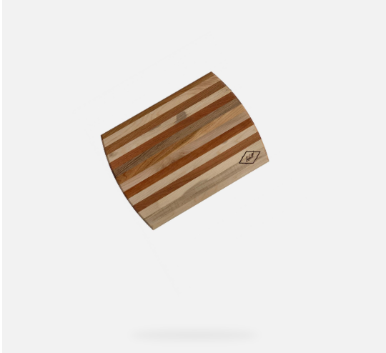 Cherry-Maple Cutting Board, 12 x 16 x 0.75 in