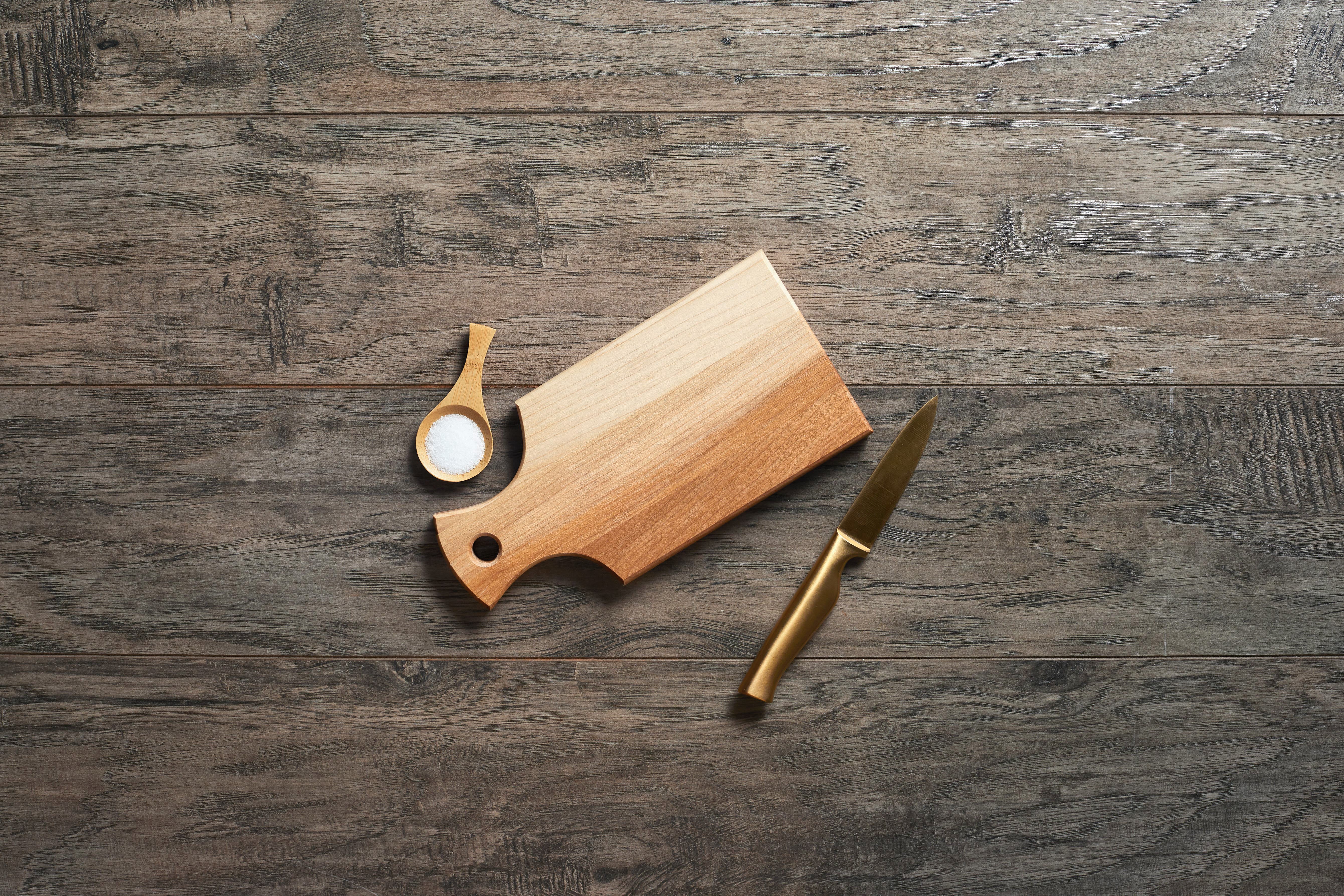 Planche à poignée en érable, grain couché, 5 x 10 x 0.75 po