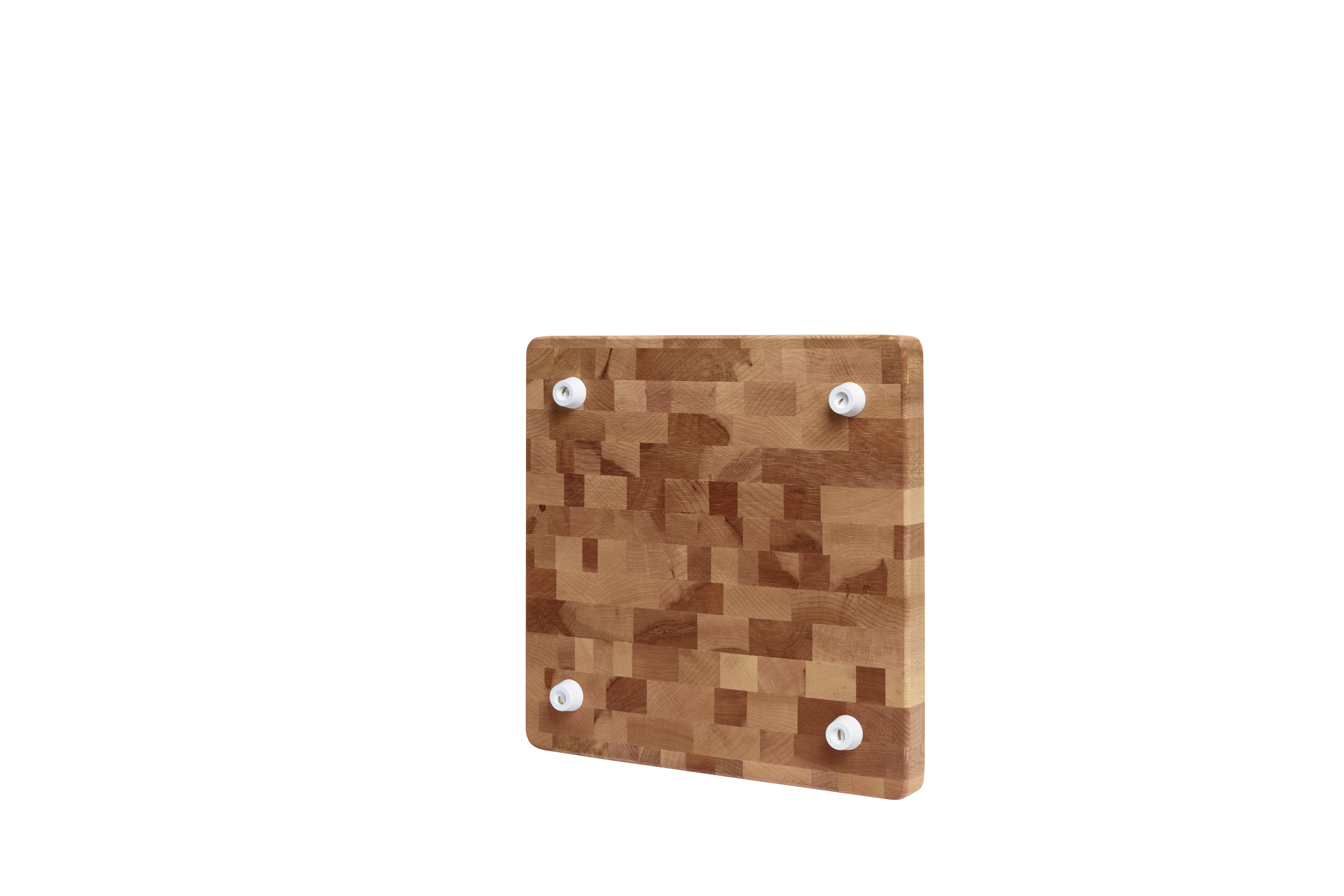 Maple butcher block, end grain, 10 x 10 x 1 in.