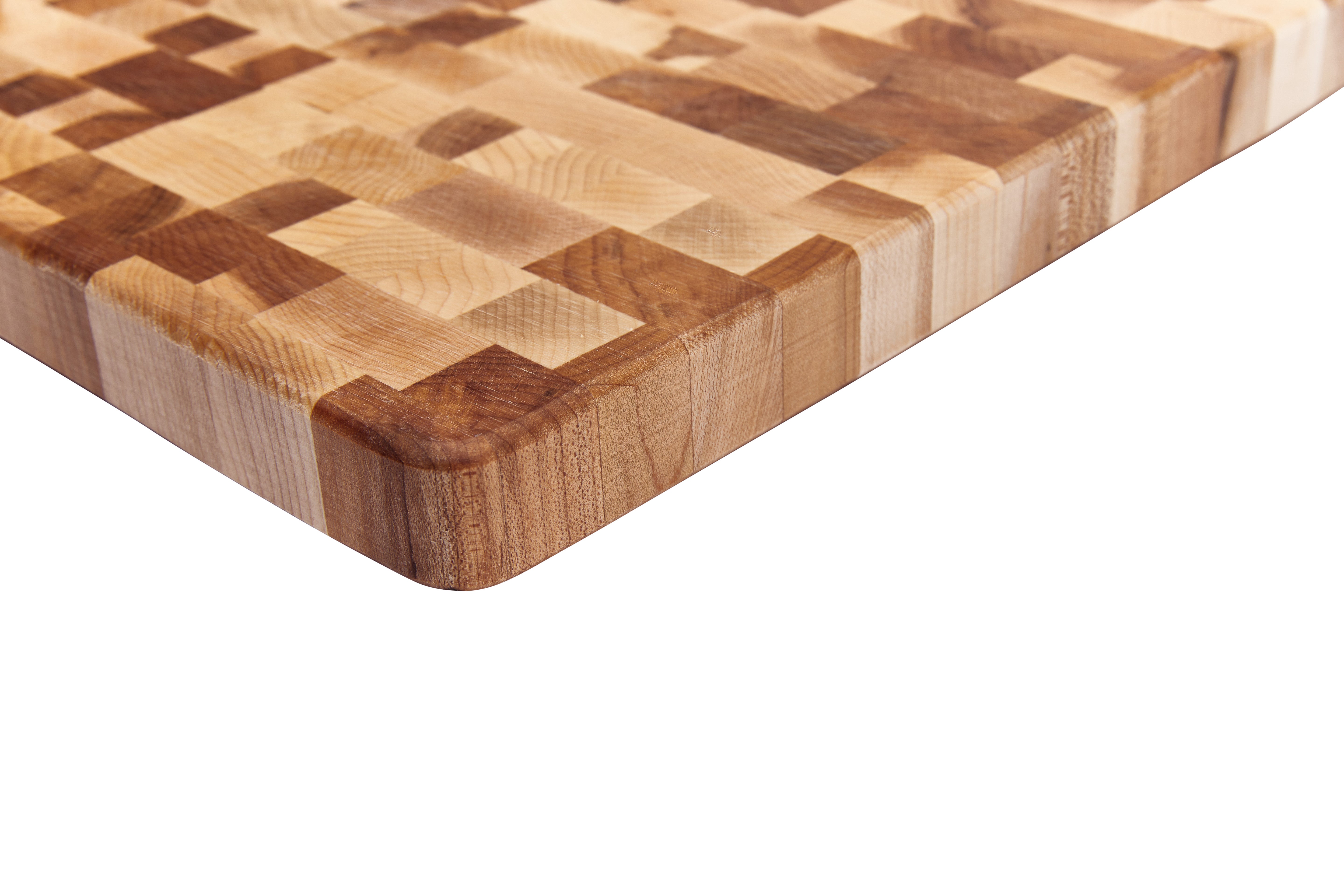 Maple butcher block, end grain, 12 x 12 x 1 in.