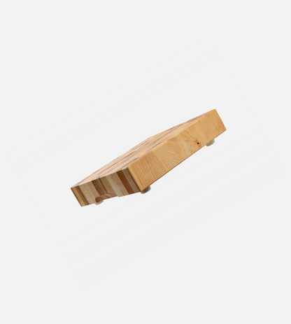 Bloc de boucher en érable, grain debout, 8 x 8 x 2 po