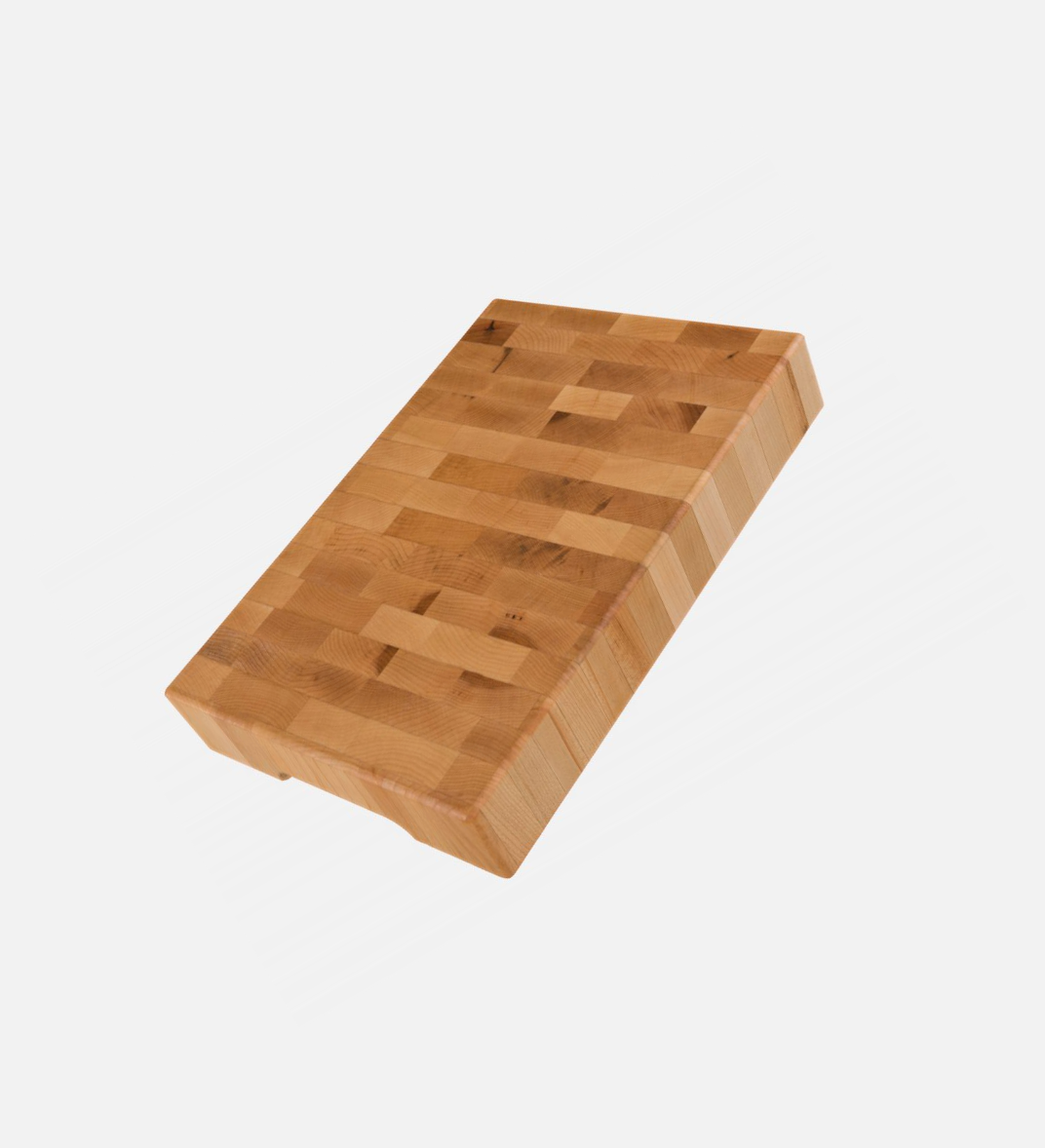 Maple butcher block, end grain, 8 x 12 x 2 in.