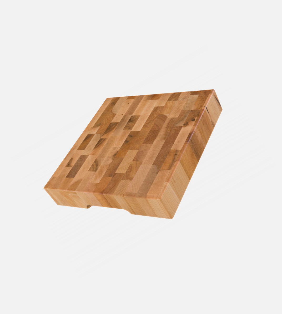 Bloc de boucher en érable, grain debout, 10 x 10 x 2 po
