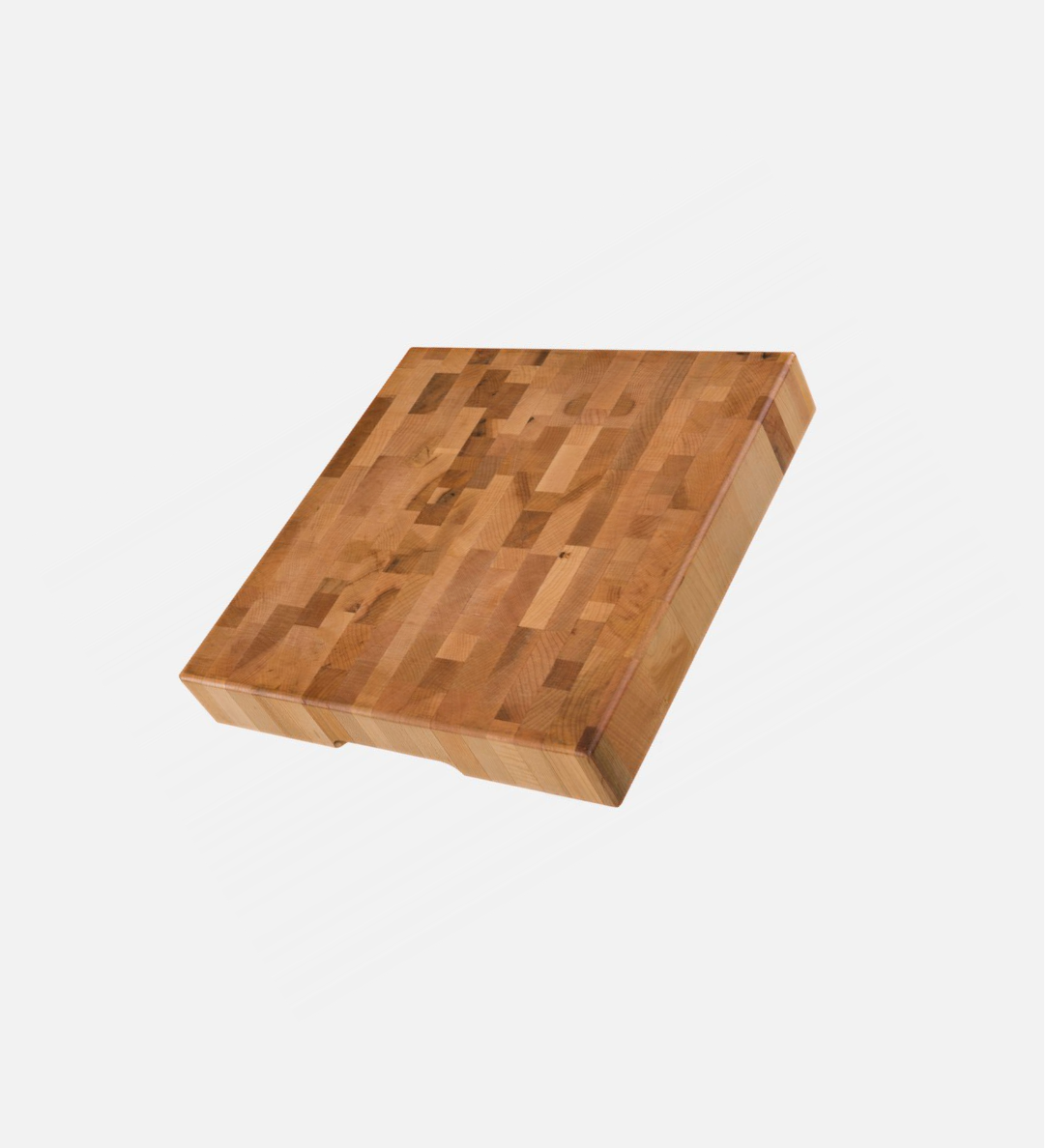 Maple butcher block, end grain, 12 x 12 x 2 in.