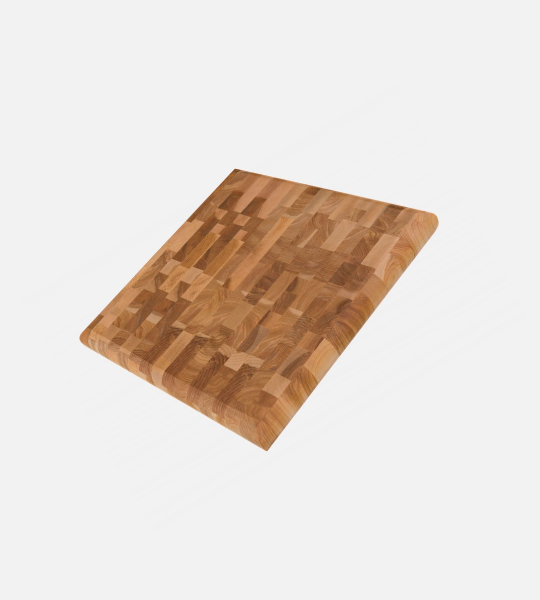 Maple butcher block, end grain, 12 x 12 x 1.5 in.