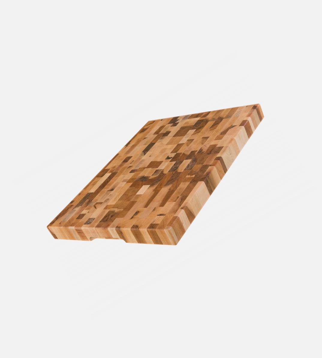 Maple butcher block, end grain, 14 x 18 x 1.5 in.