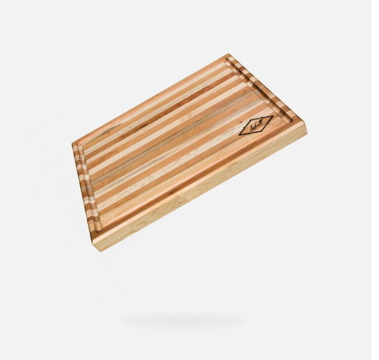 Planche à découper en cerisier-érable, grain couché, 15 x 20 x 1.5 po