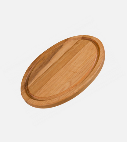 Oval Maple Board, 9 x 12.75 x 0.75 in