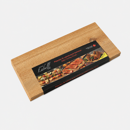 Planche à griller BBQ en cèdre - Paquet de 2