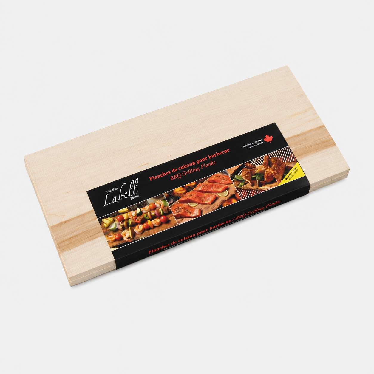 Planche à griller BBQ en érable - Labell Griddle - Paquet de 2