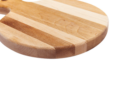 Maple handled cutting board, edge grain, 7 x 10 x 0.7 in