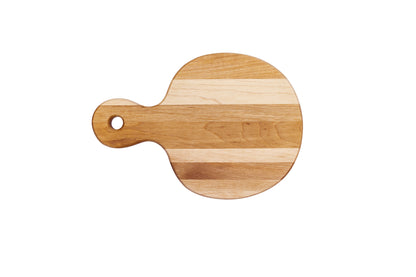 Maple handled cutting board, edge grain, 7 x 10 x 0.7 in