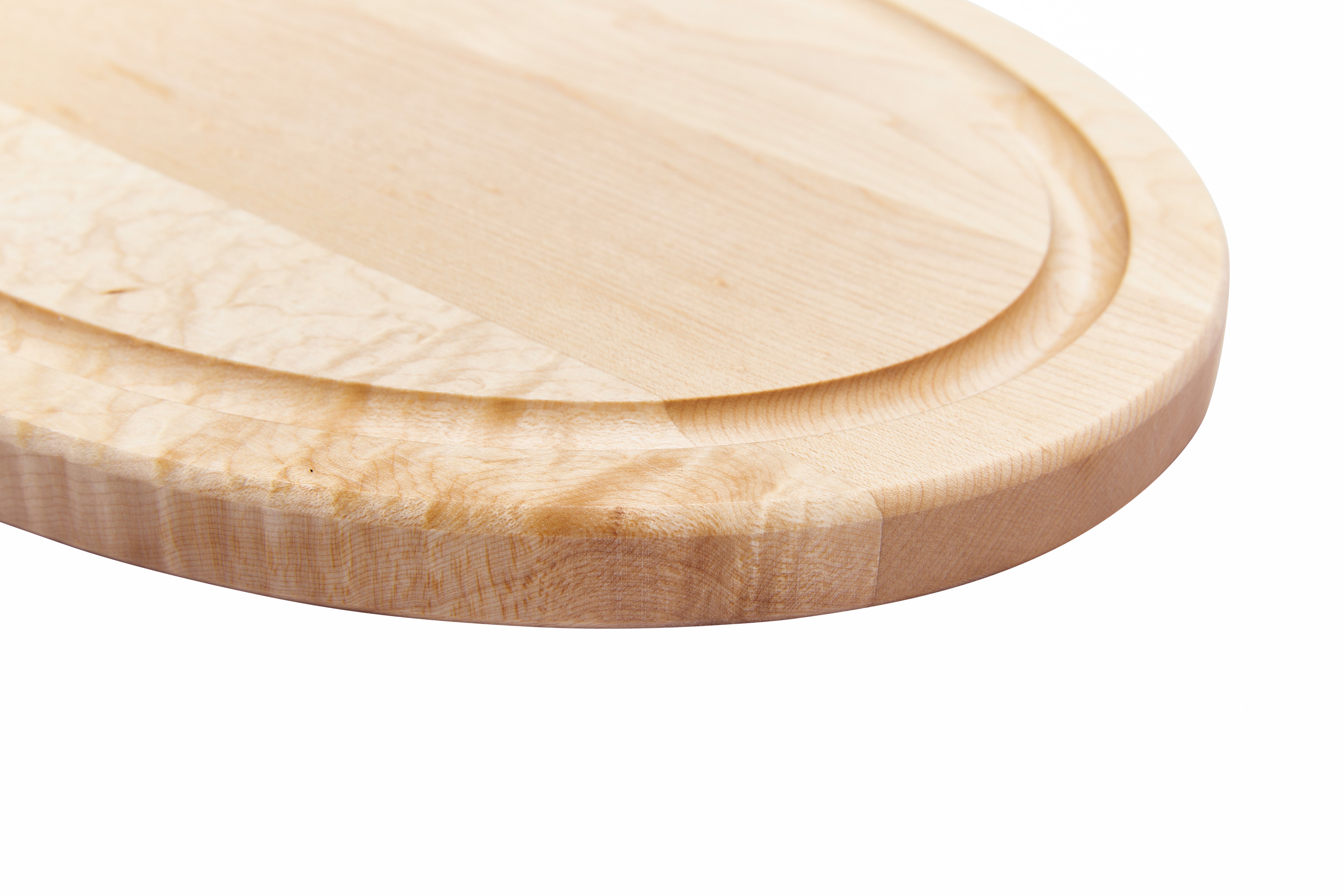 Oval Maple Board, 9 x 12.75 x 0.75 in