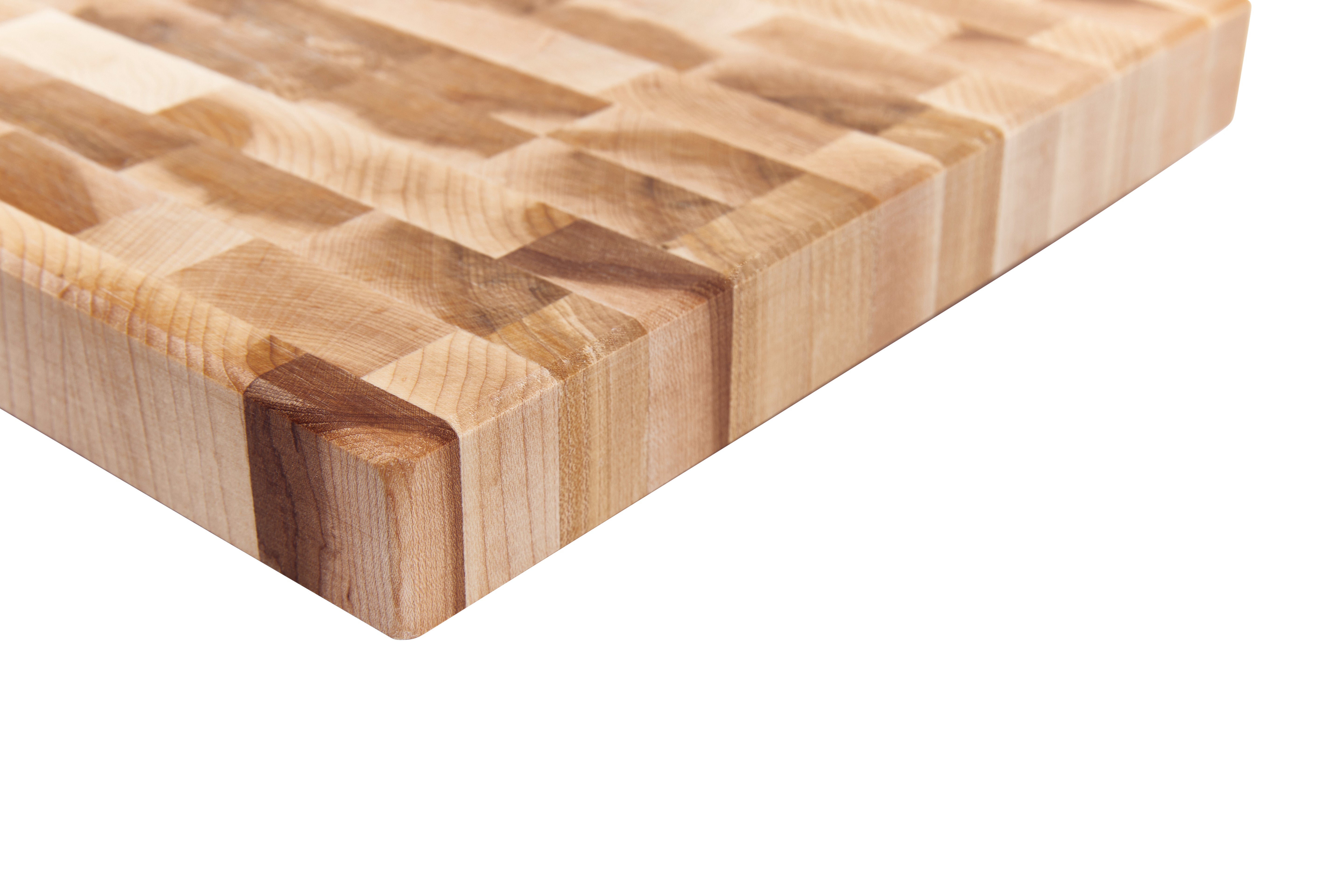 Bloc de boucher en érable, grain debout, 10 x 15 x 1.25 po