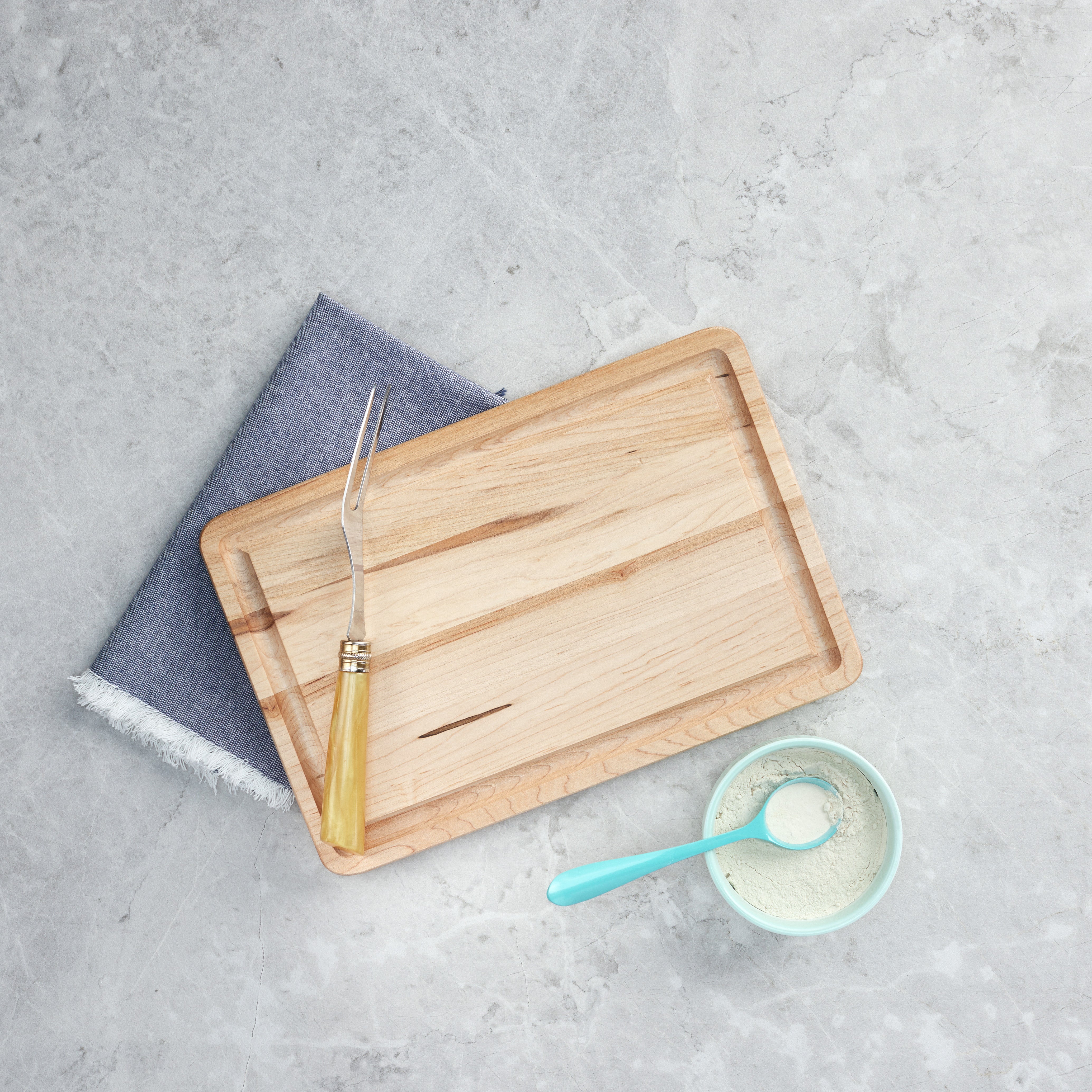 Planche à découper en érable, 8 x 12 x 0.75 po