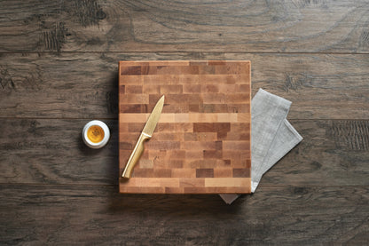 Bloc de boucher en érable, grain debout, 12 x 12 x 2 po