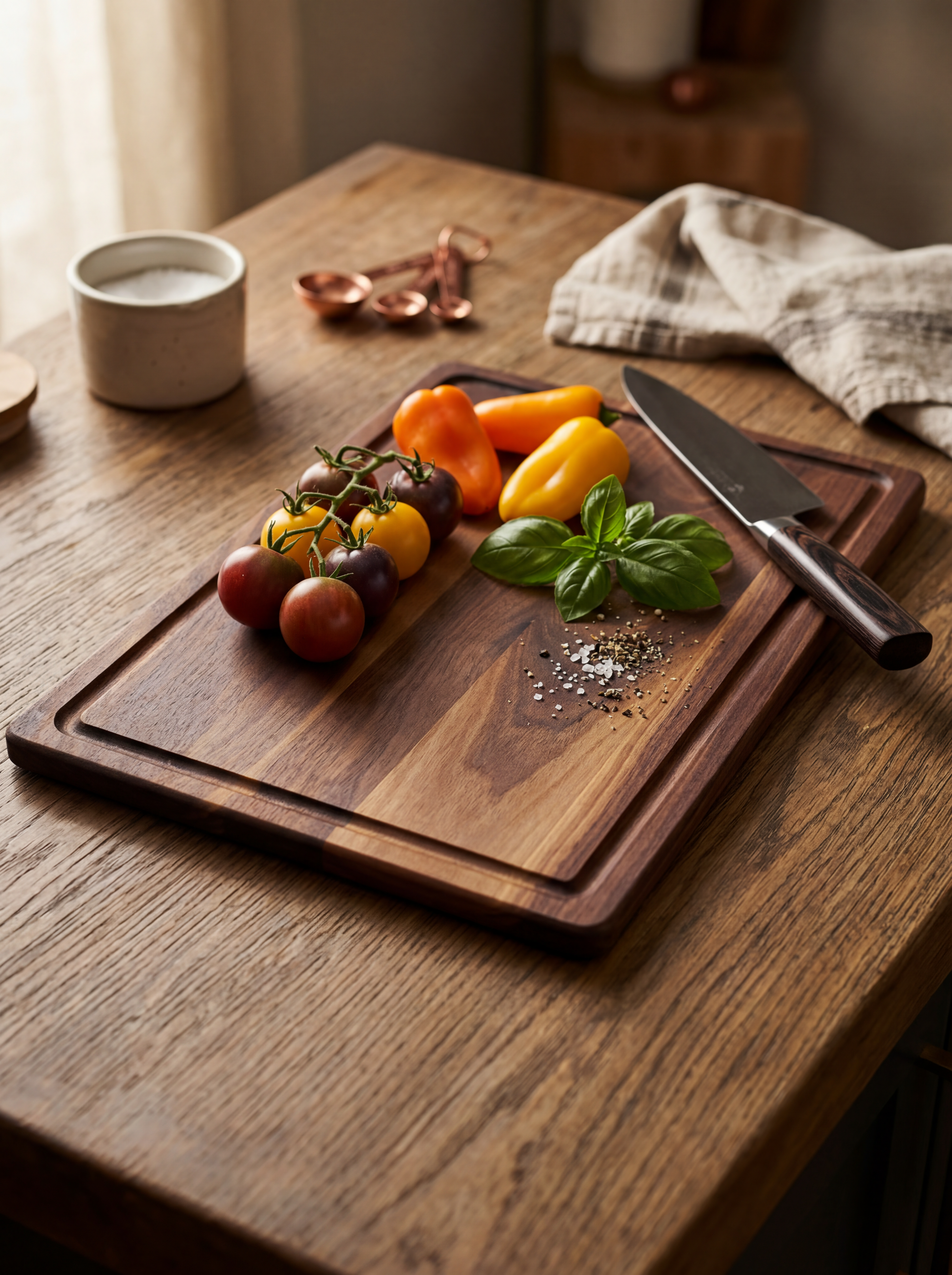 Maple cutting board, 12 x 18 x 0.75 in