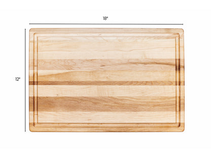 Planche à découper en érable, 12 x 18 x 0.75 po