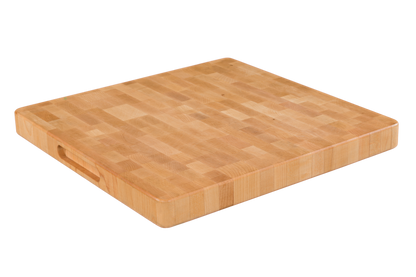 Maple butcher block, end grain, 16 x 16 x 1.5 in.
