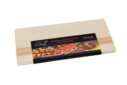 Planche à griller BBQ en érable - Labell Griddle - Paquet de 2