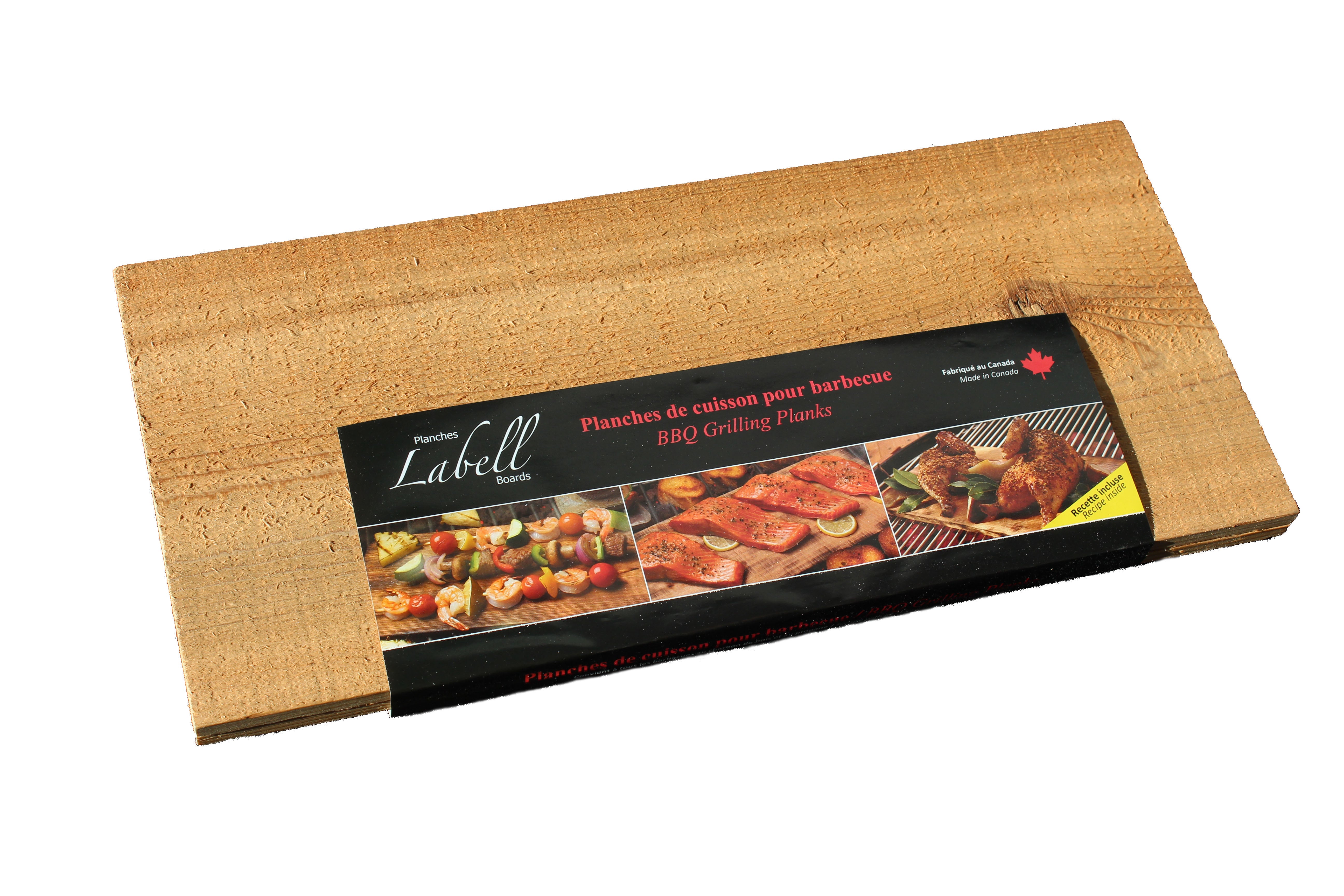 Planche à griller BBQ en cèdre - Paquet de 2
