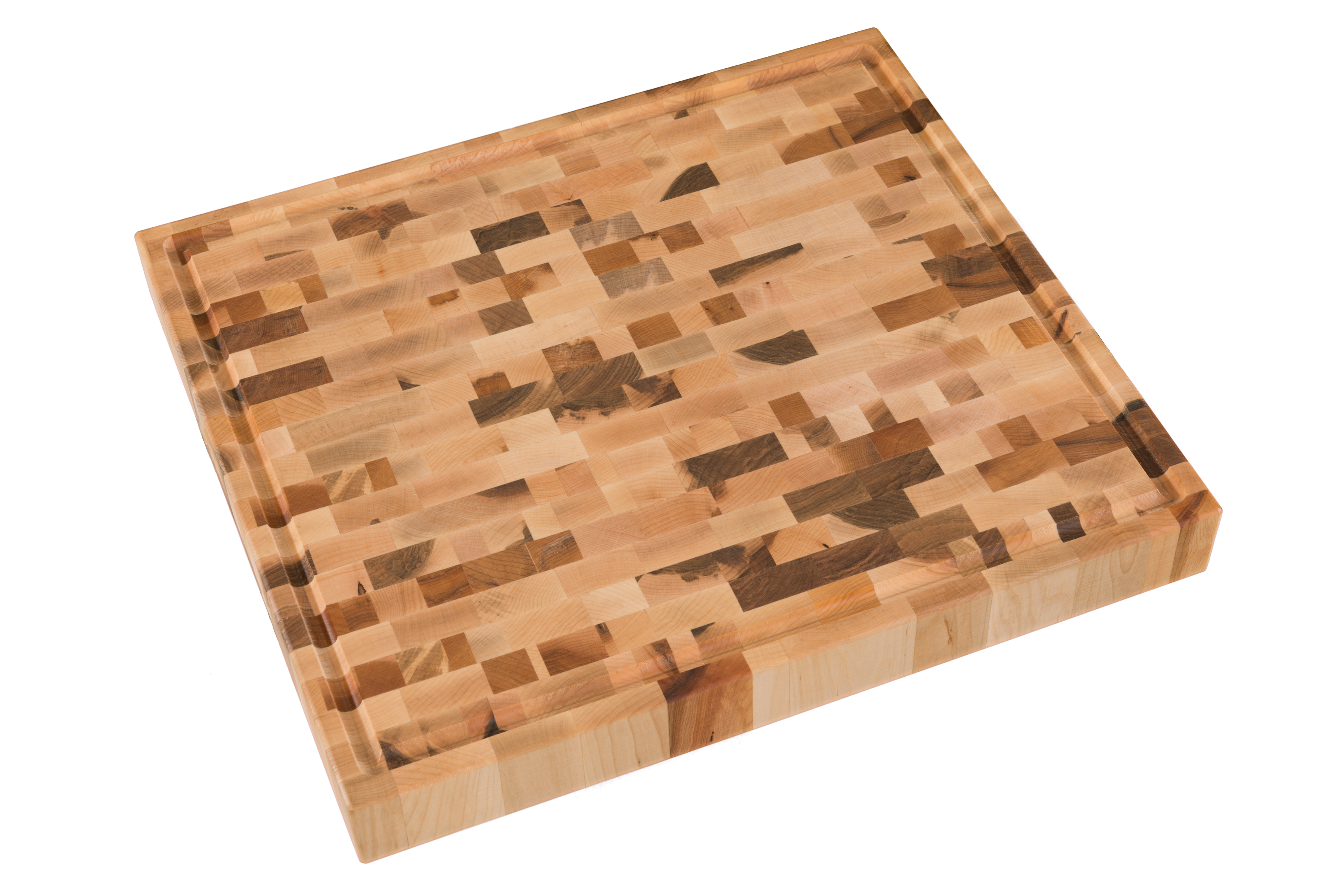 Bloc de boucher en érable, grain debout, 16 x 18 x 2 po