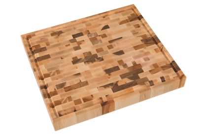 Bloc de boucher en érable, grain debout, 16 x 18 x 2 po