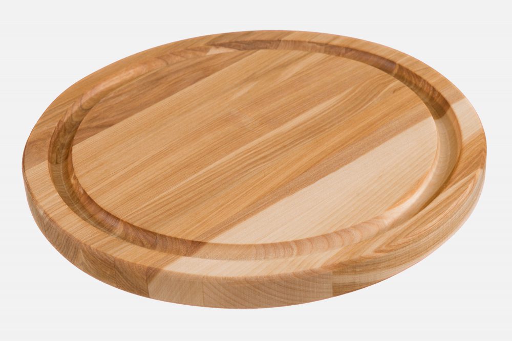 round board with edge grain